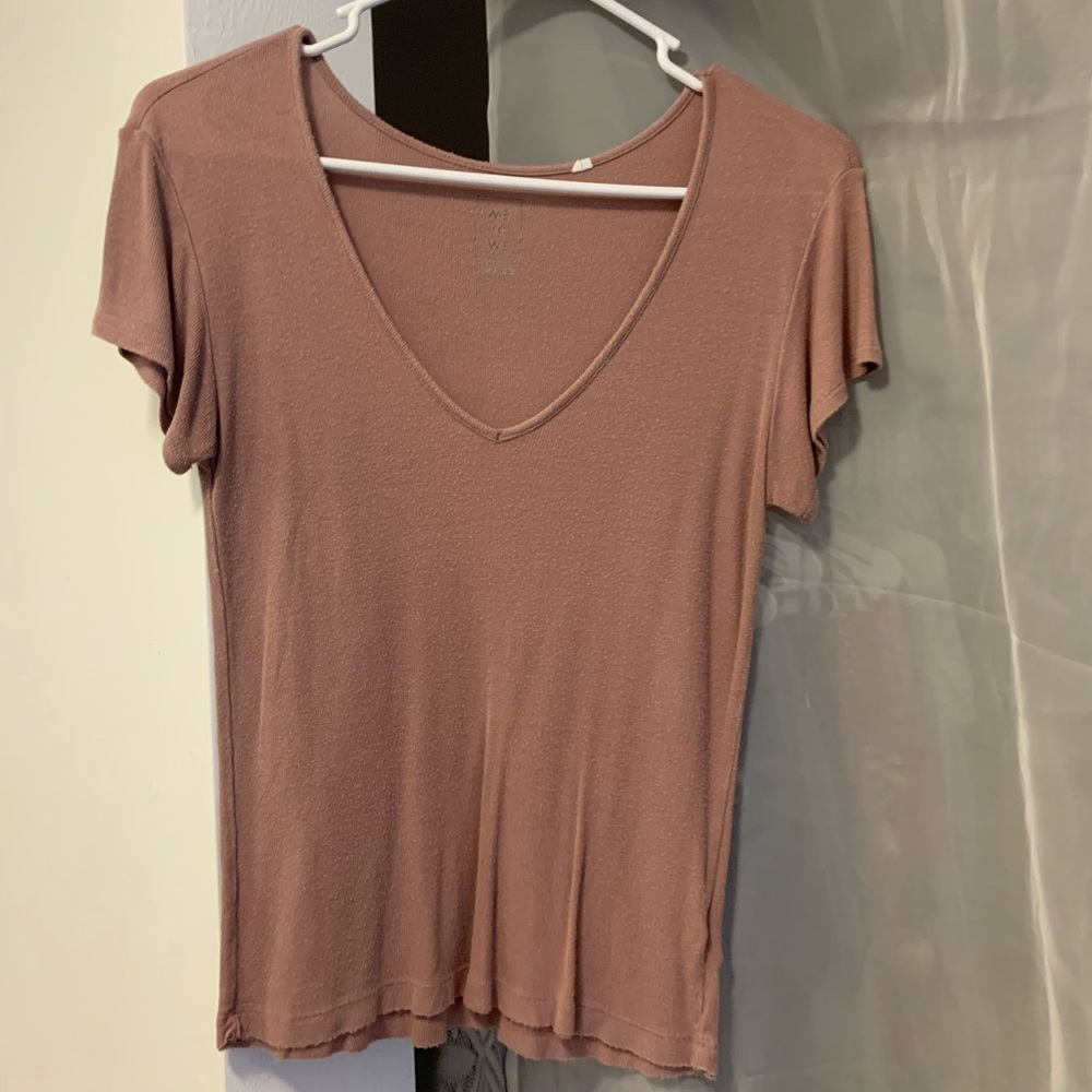 Mauve Vneck from Me to We